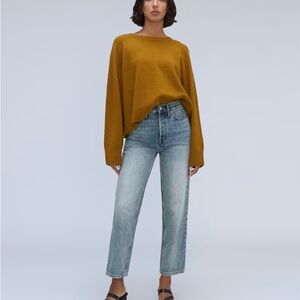 Everlane The Rigid Way-High Jean Vintage Light Wash 29.5 inch inseam NWT